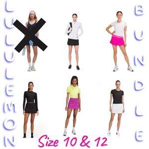 Lululemon bundle size 10 & 12